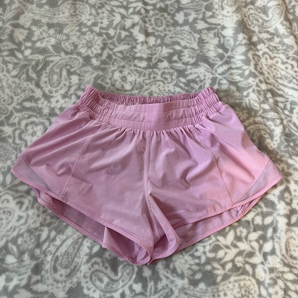 NWOT Lululemon Athletica Light Pink Athletic Shorts